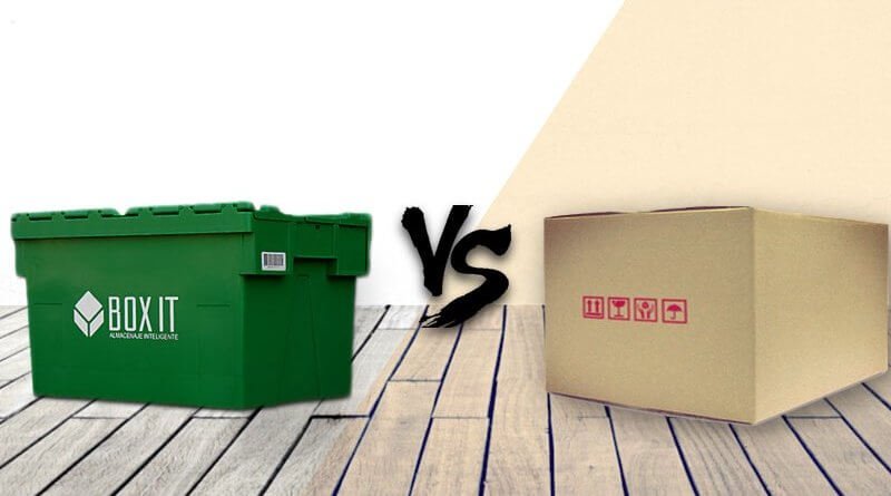 Comprar cajas de cartón para mudanzas o alquilar de plástico