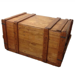 caja de madera para mudanzas